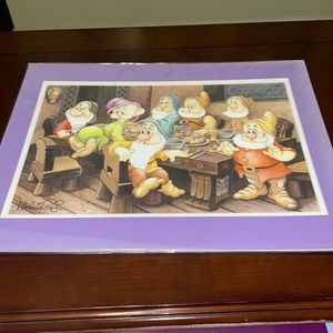 Disney fine art ready for supper lithograph on paper